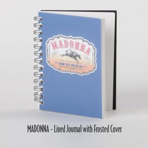 10-12 - Madonna Lined Journal with Frosted Cover