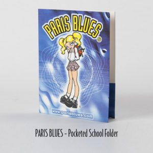 10-14 - Paris Blues Pocketed School Folder