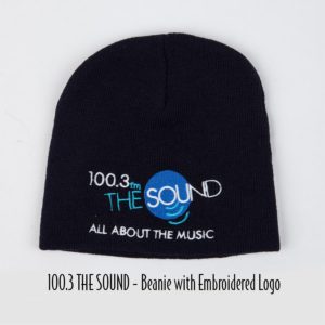 12-12 - 100.3 THE SOUND - Beanie with Embroidered Logo