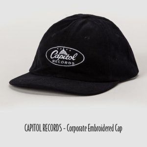 12-2 -CAPITAL RECORDS - Corporate Embroidered Cap