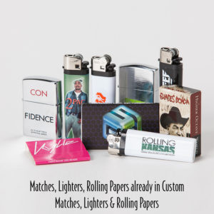 2-34 - Matches, Lighters, Rolling Papers already in Custom Matches, Lighters & Rolling Papers