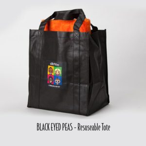 5-15 - BLACK EYED PEAS - Resuseable Tote