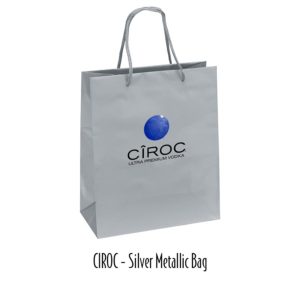 5-5 - Ciroc Silver Metallic Bag